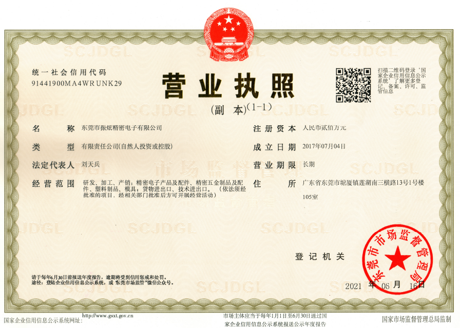 Company Business Licence